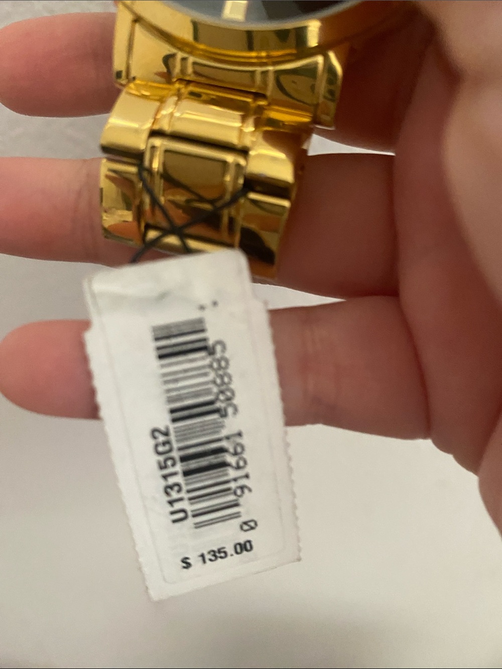 Guess Gold Tone Watch with Black Dial - Picture 3 of 5
